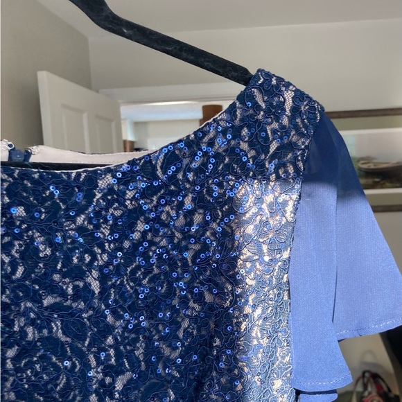 Alex Evenings Navy blue mother of the bride/groom special occasion dress - Picture 13 of 13